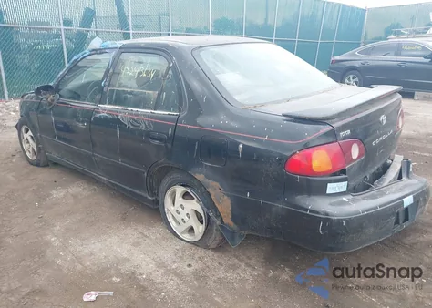 2001 Toyota Corolla S из США, поврежденный, VIN 2T1BR12E81C460270